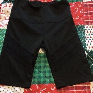 Black Wide-Leg Shorts